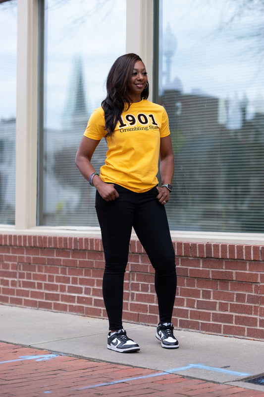 Gold 1901 Grambling State Tee (Unisex)