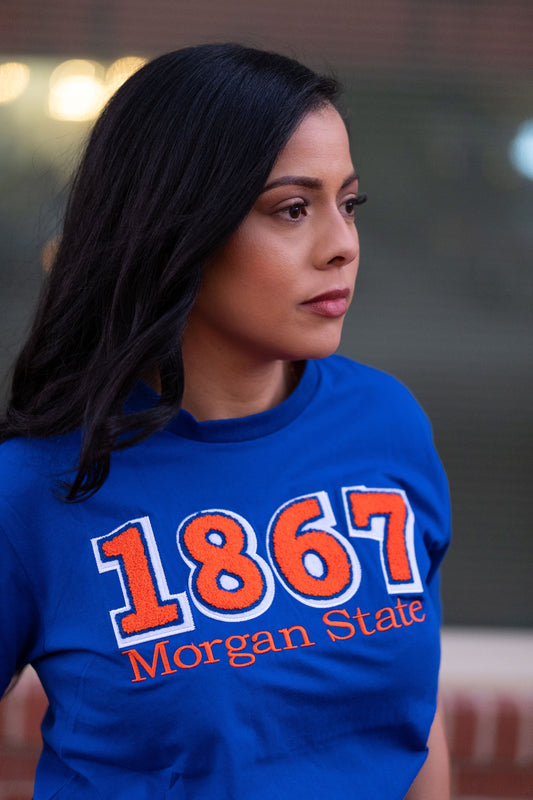 1867 Morgan State Blue Tee Shirt (Unisex)