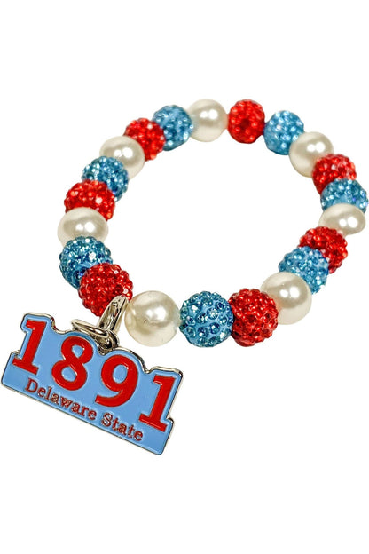1891 Delaware State Bling Bracelet