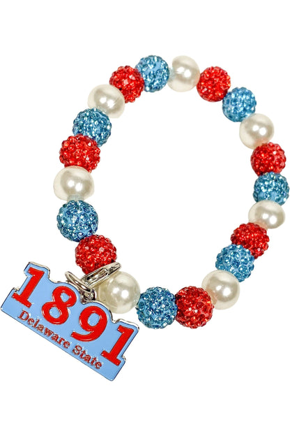 1891 Delaware State Bling Bracelet