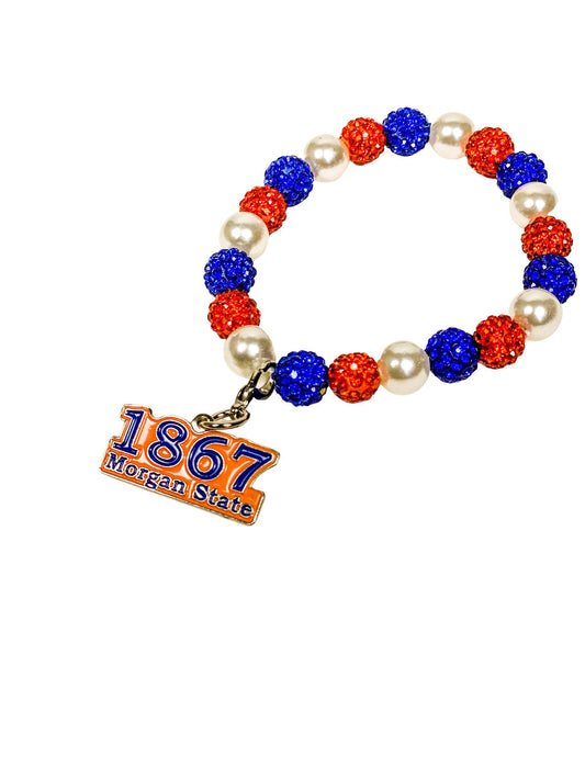 1867 Morgan State Bling Bracelet