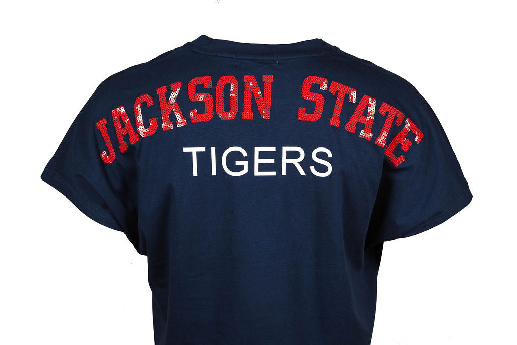 Jackson State Univ.  Sequin Back Tee Shirt