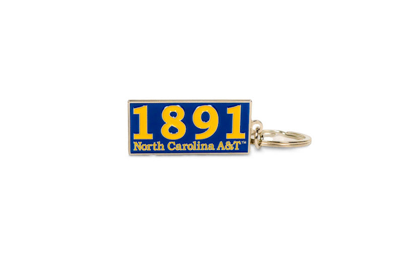 1891 North Carolina A&T Keychain