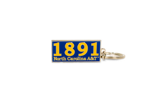 1891 North Carolina A&T Keychain