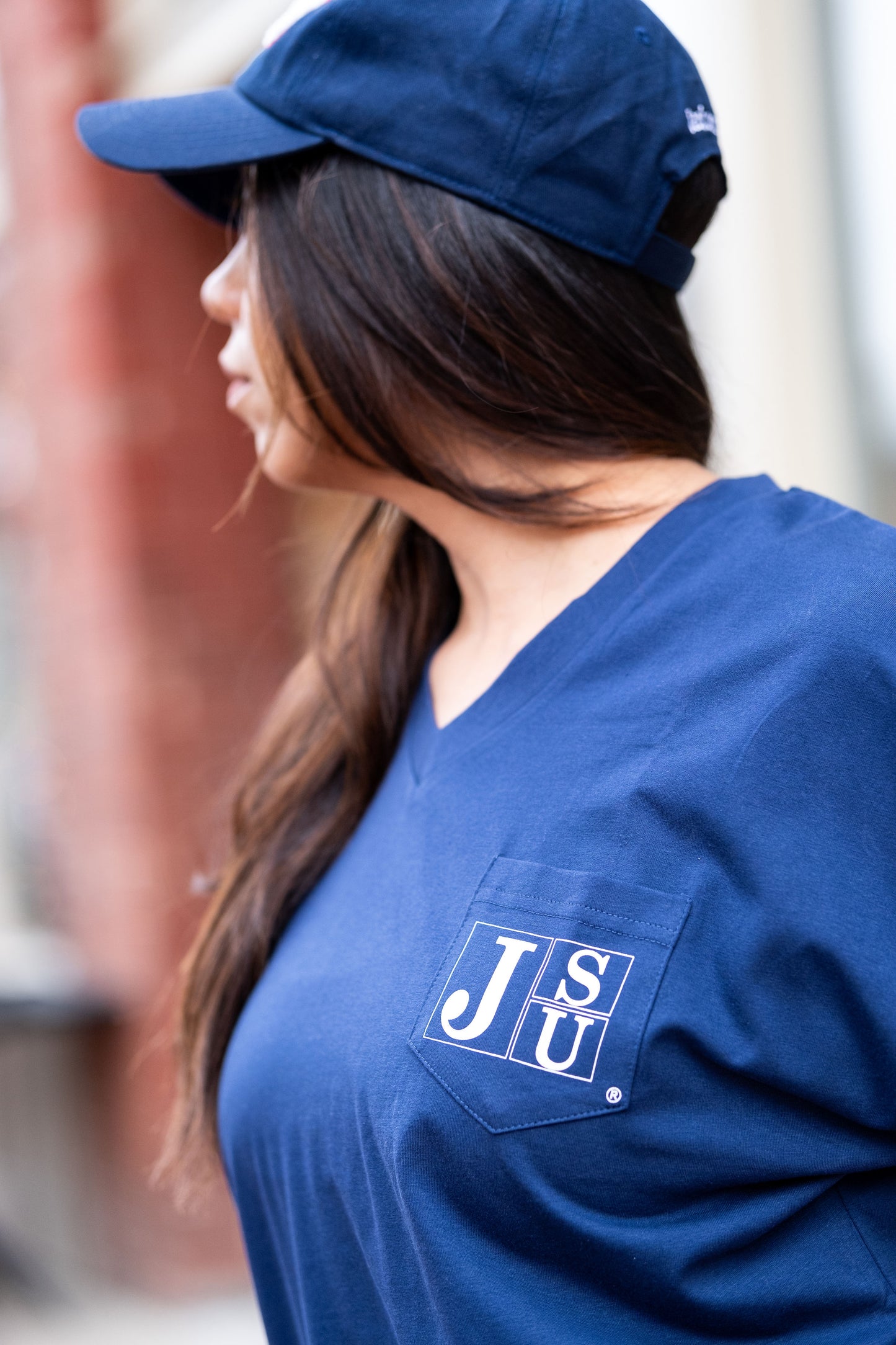 Jackson State Univ.  Sequin Back Tee Shirt