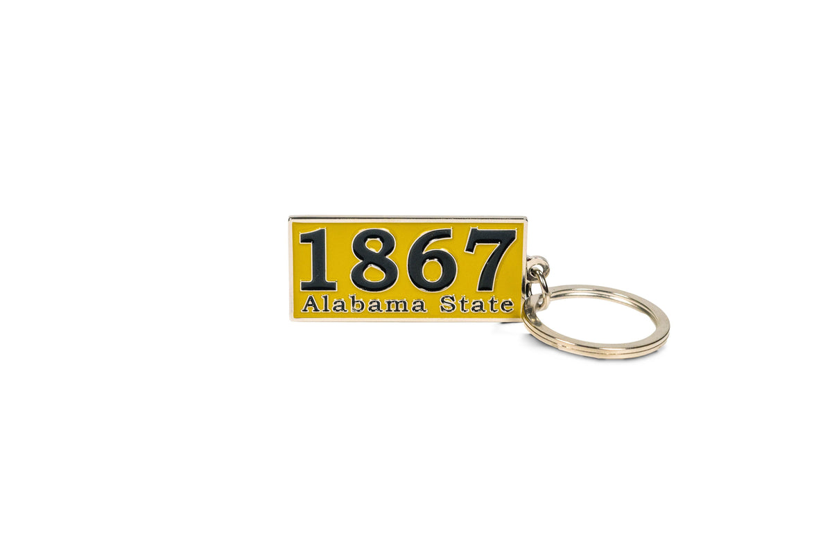 1867 Alabama State Keychain